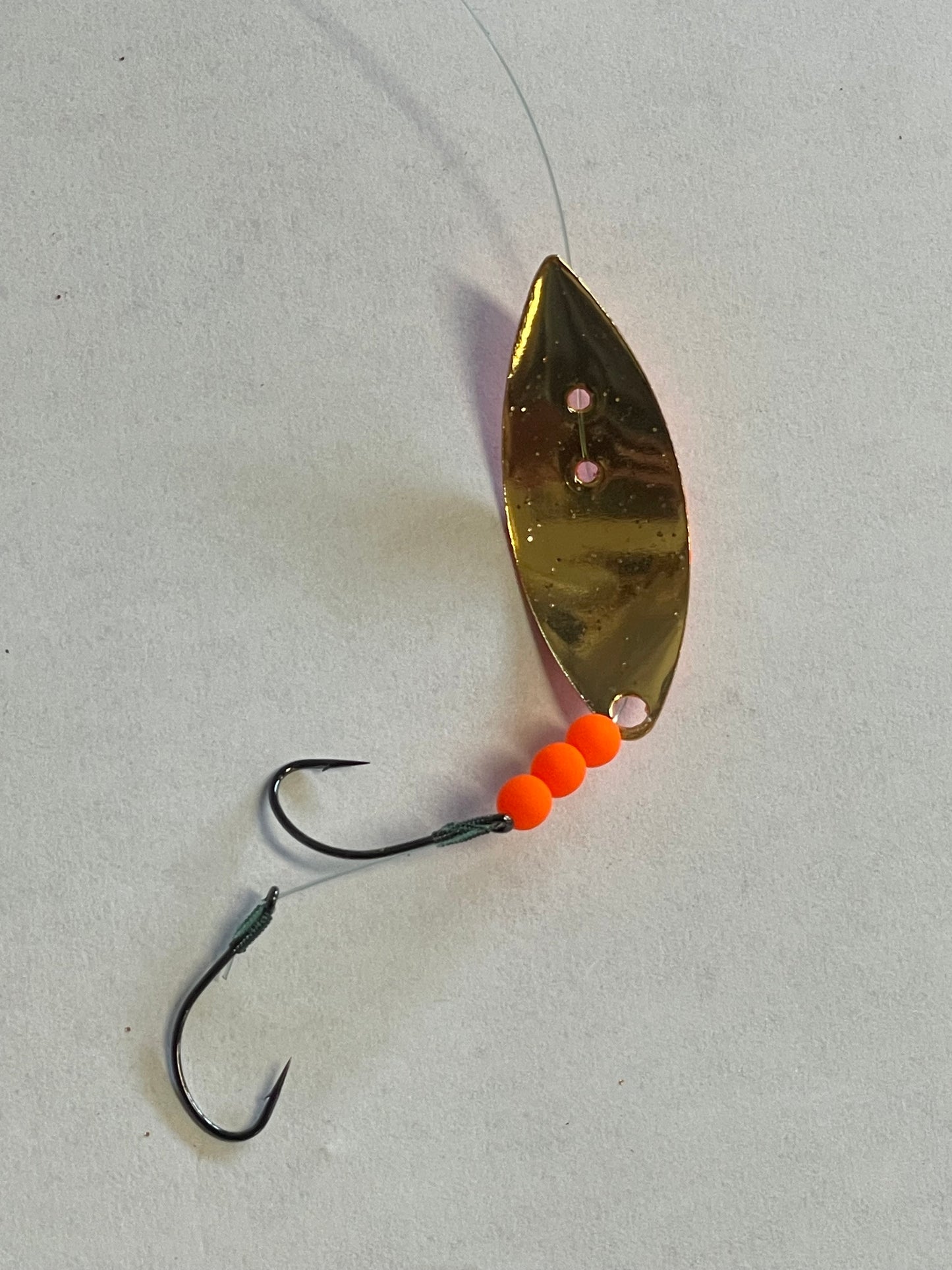 3.5 Pex Lure Orange Ladybug Gold
