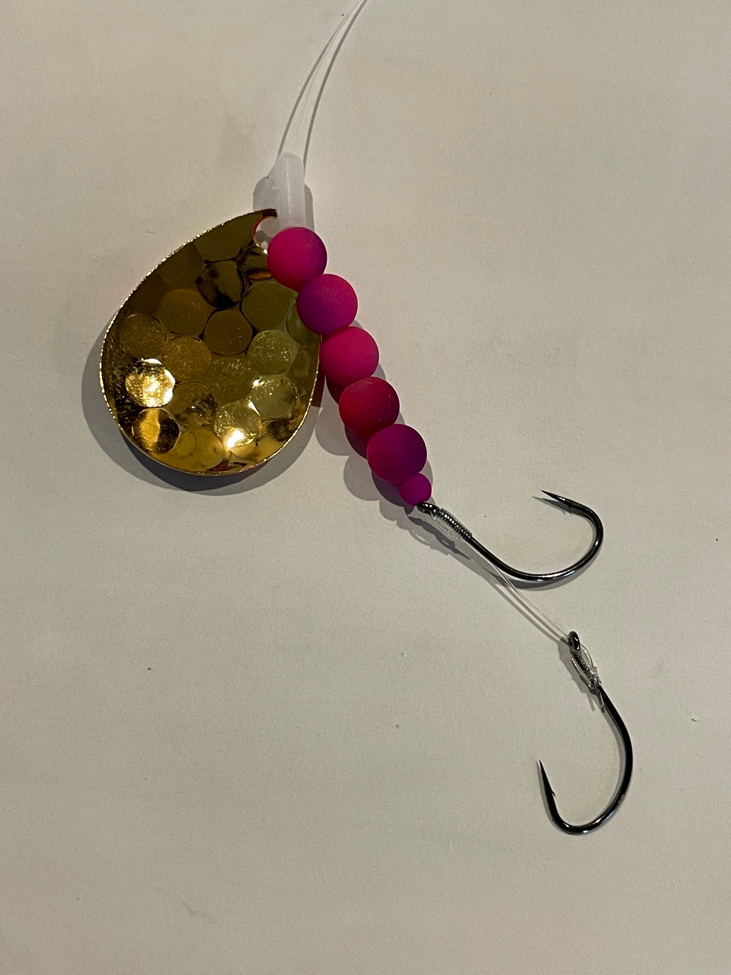 DinoMite 3.5c Spinner Pink Purple fade 24k Gold