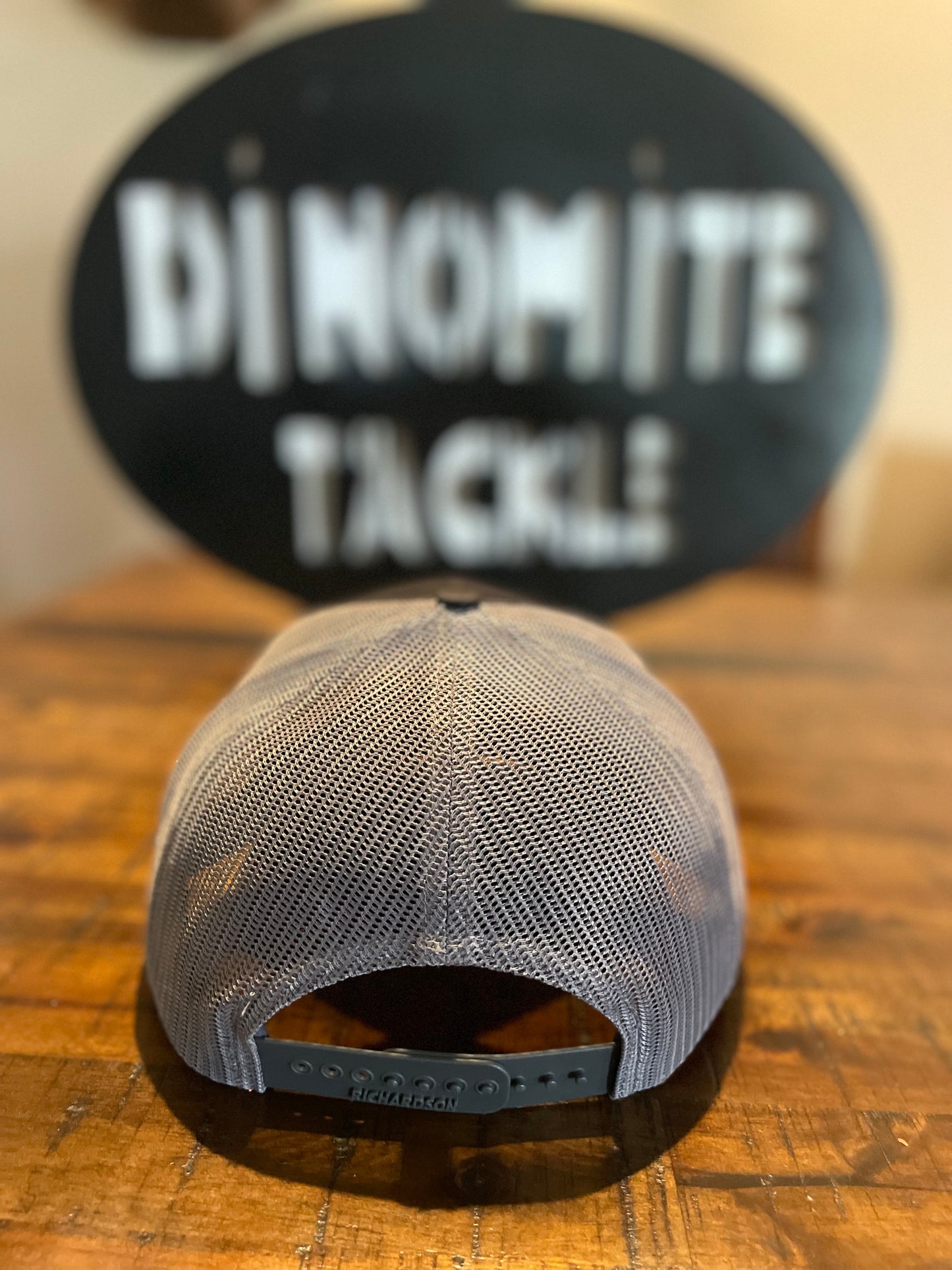 DinoMite Tackle Trucker OSFM SnapBack Hat Black/Charcoal