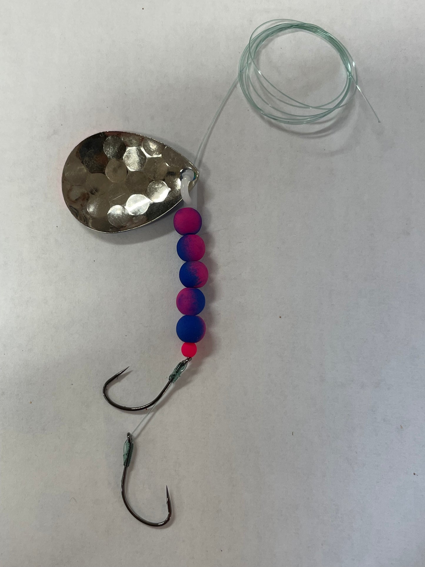 DinoMite 3.5c Spinner Blue Pink Nickel