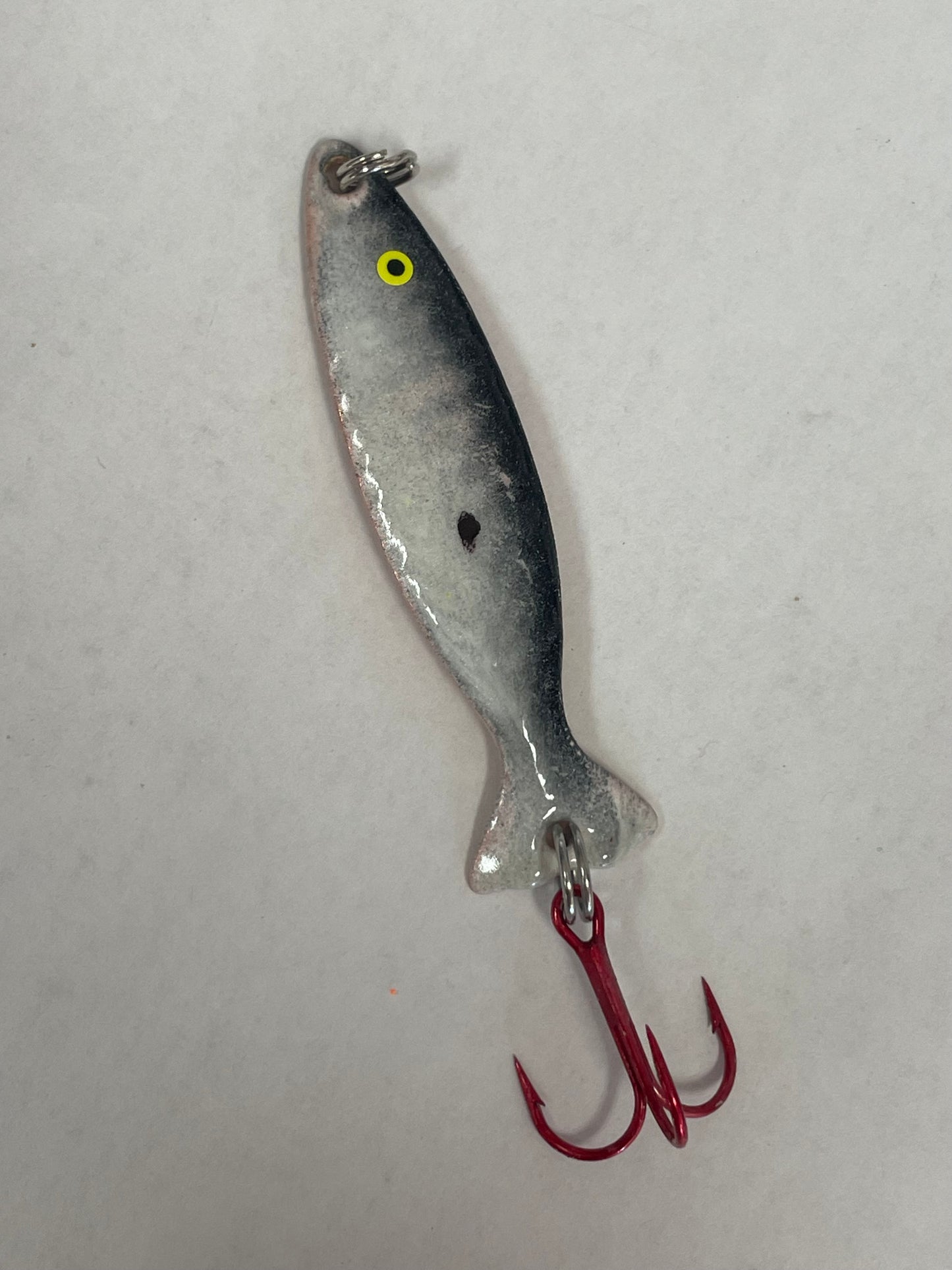 Minnow Spoon Shad Hammered Copper