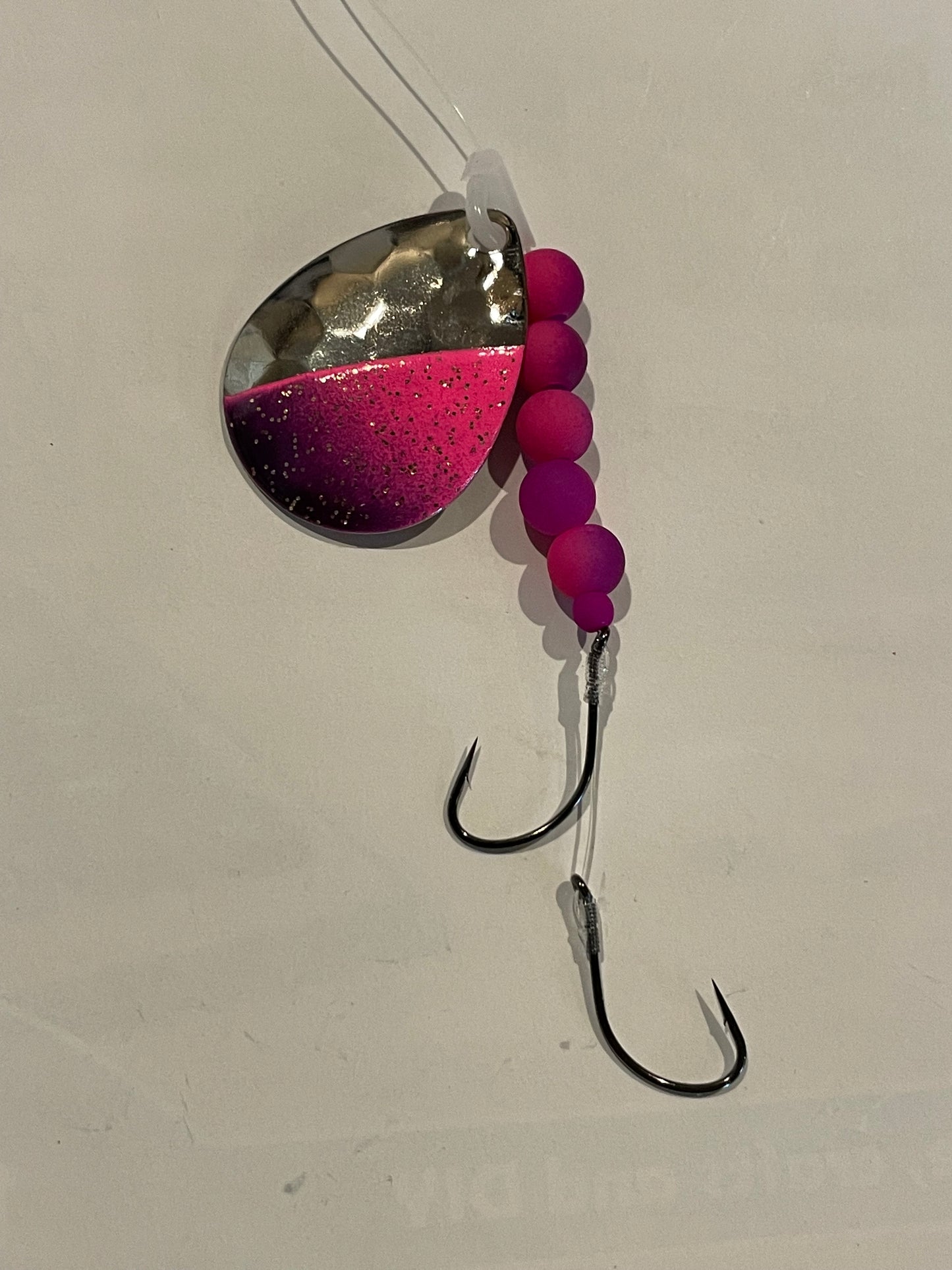 DinoMite 3.5c Spinner Pink Purple fade Nickel