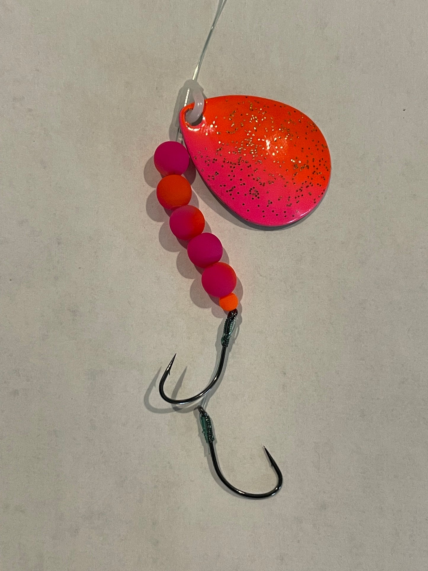 DinoMite 3.5c Spinners 50/50 Pink Orange 24k Gold