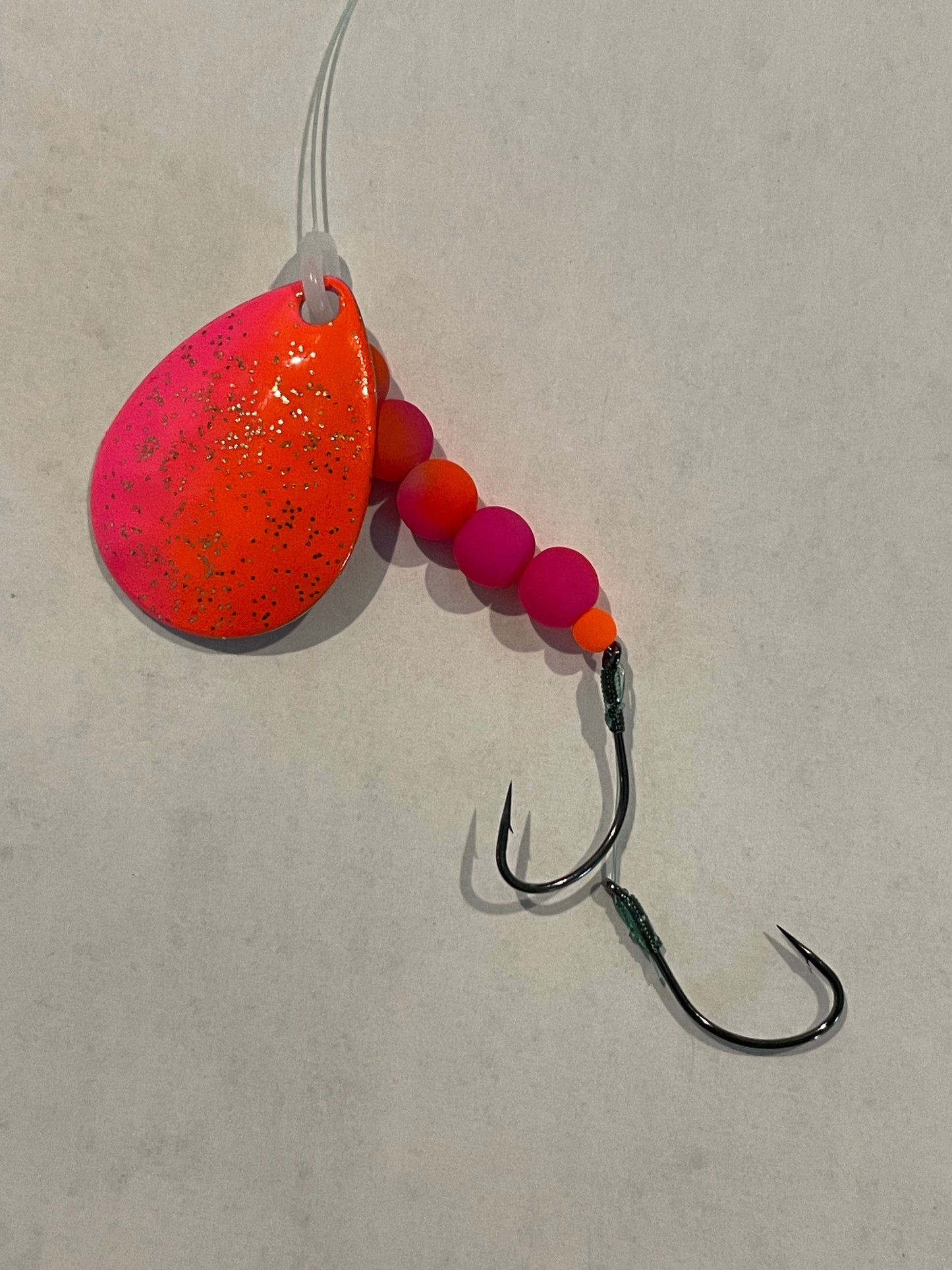 DinoMite 3.5c Spinner 50/50 Orange Pink Nickel