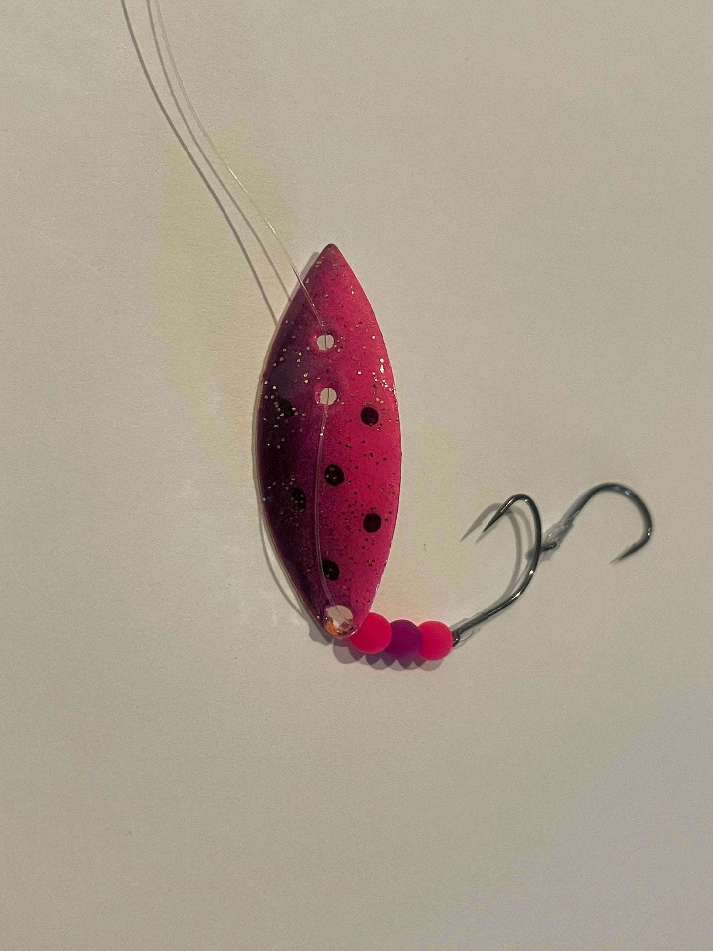 3.5 Pex Lure Pink Purple Ladybug Gold