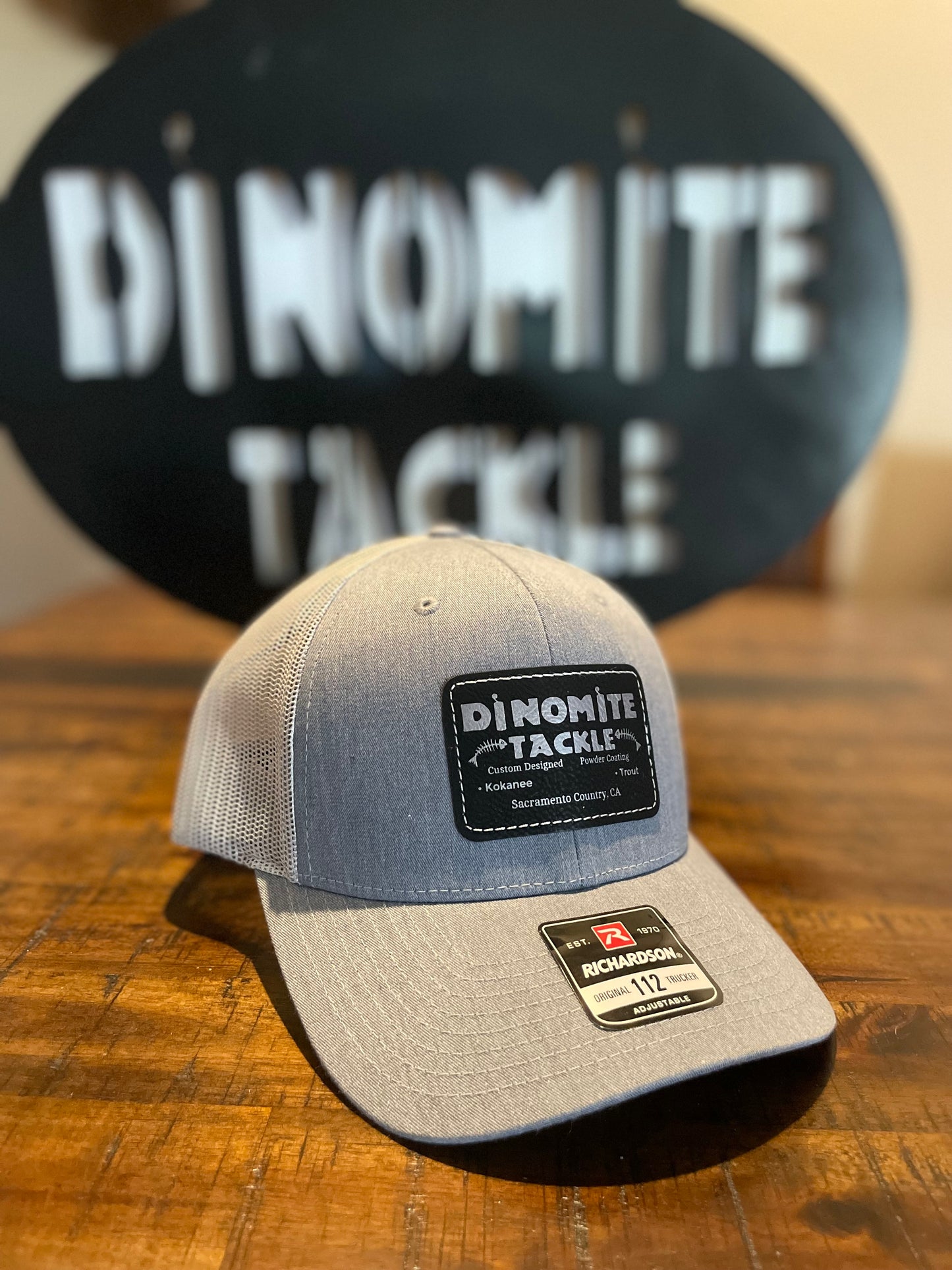 DinoMite Tackle Trucker OSFM SnapBack Hat Heather Grey/Light Grey