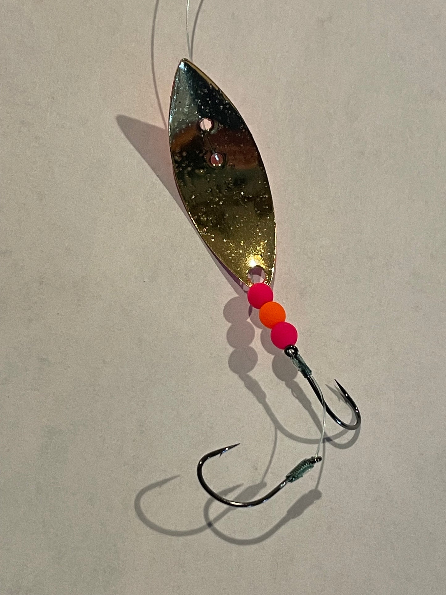 3.5 Pex Lure 50/50 Orange Pink Ladybug Gold