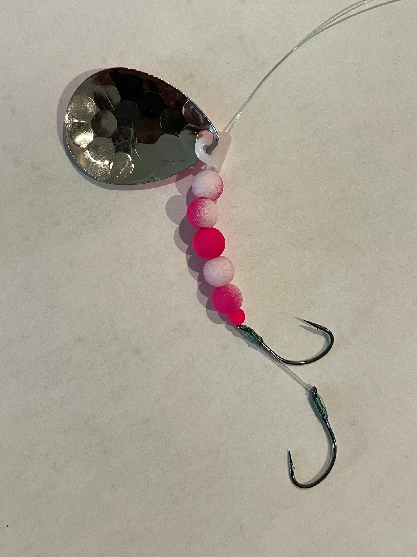 DinoMite 3.5c Spinner Pink Tips Nickel