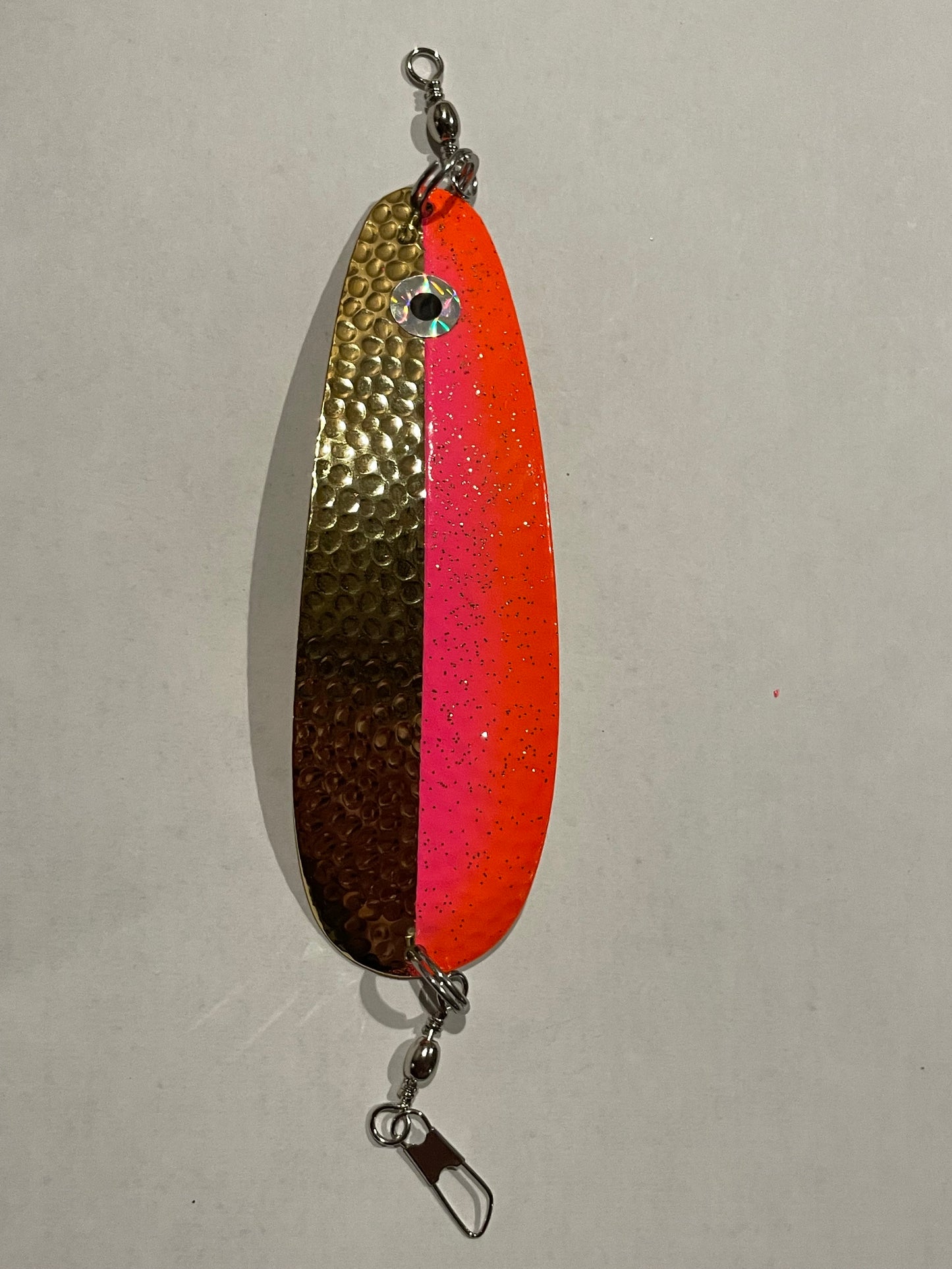 DinoMite Sling Dodger Hammered 24k Gold Pink Orange