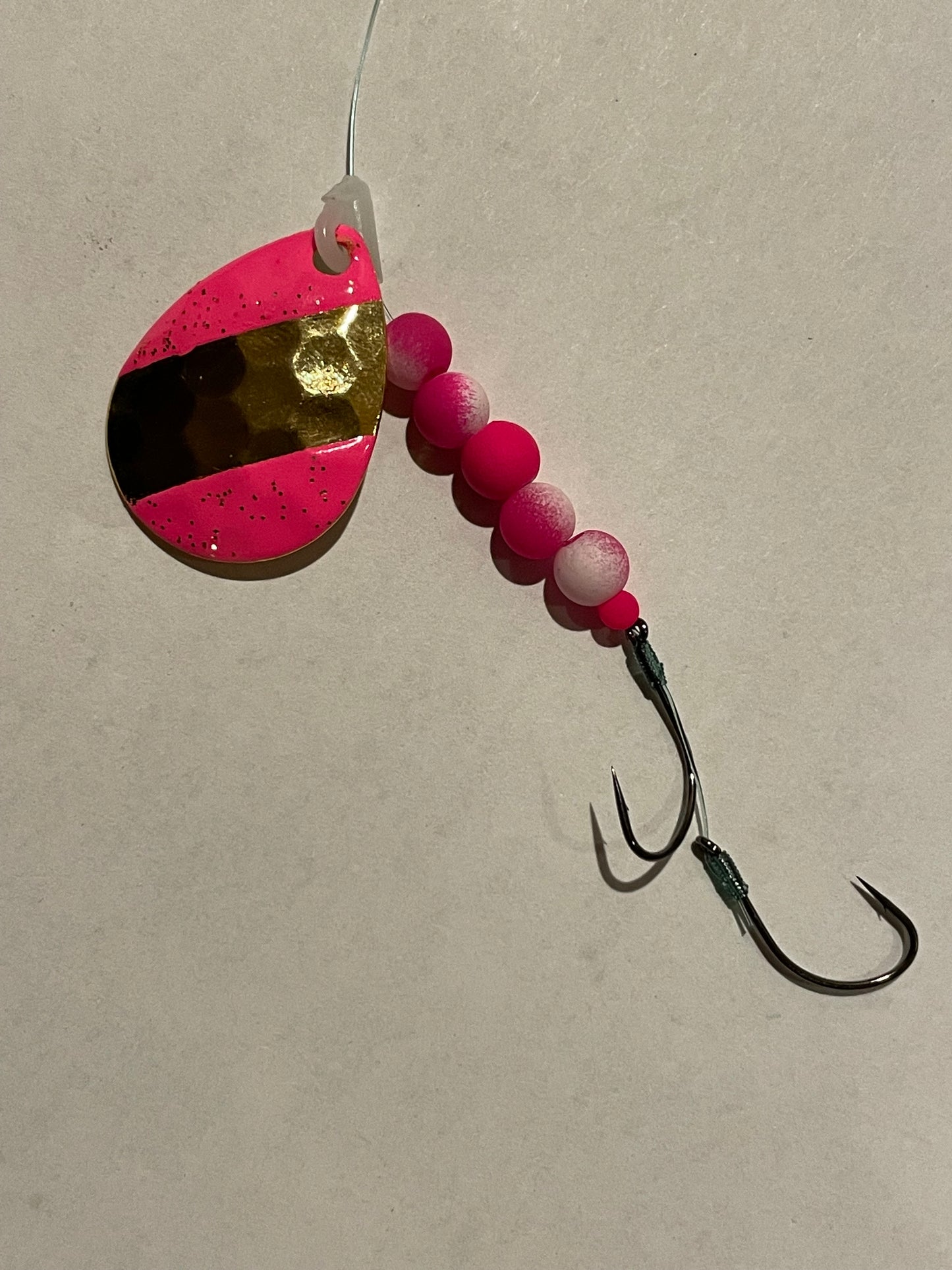 DinoMite 3.5c Spinner Pink Tips 24k Gold
