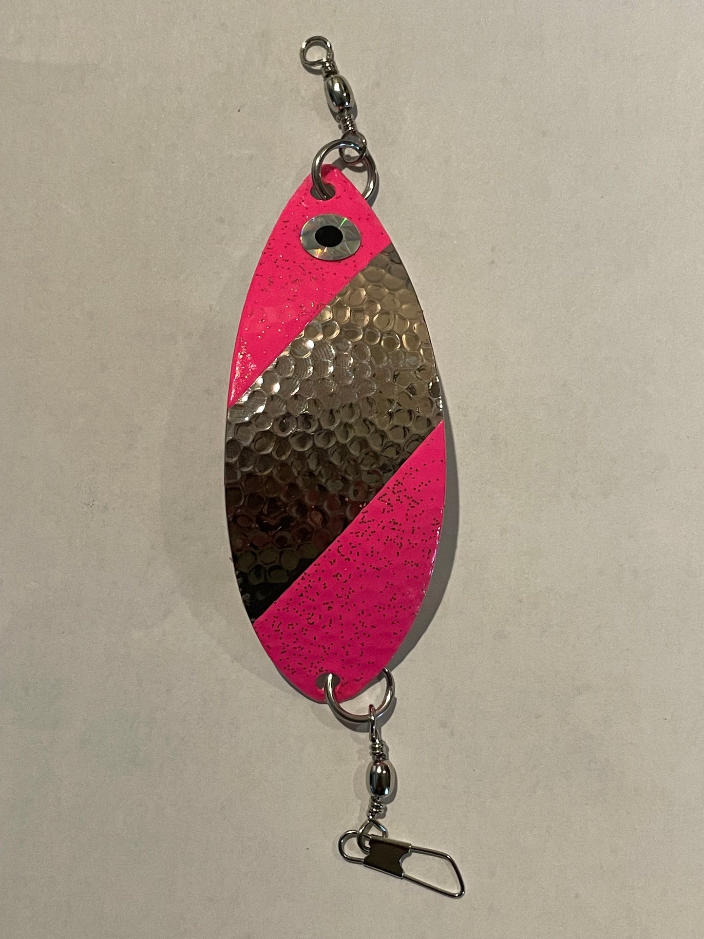 DinoMite Dodger Hammered Nickel Pink Tips