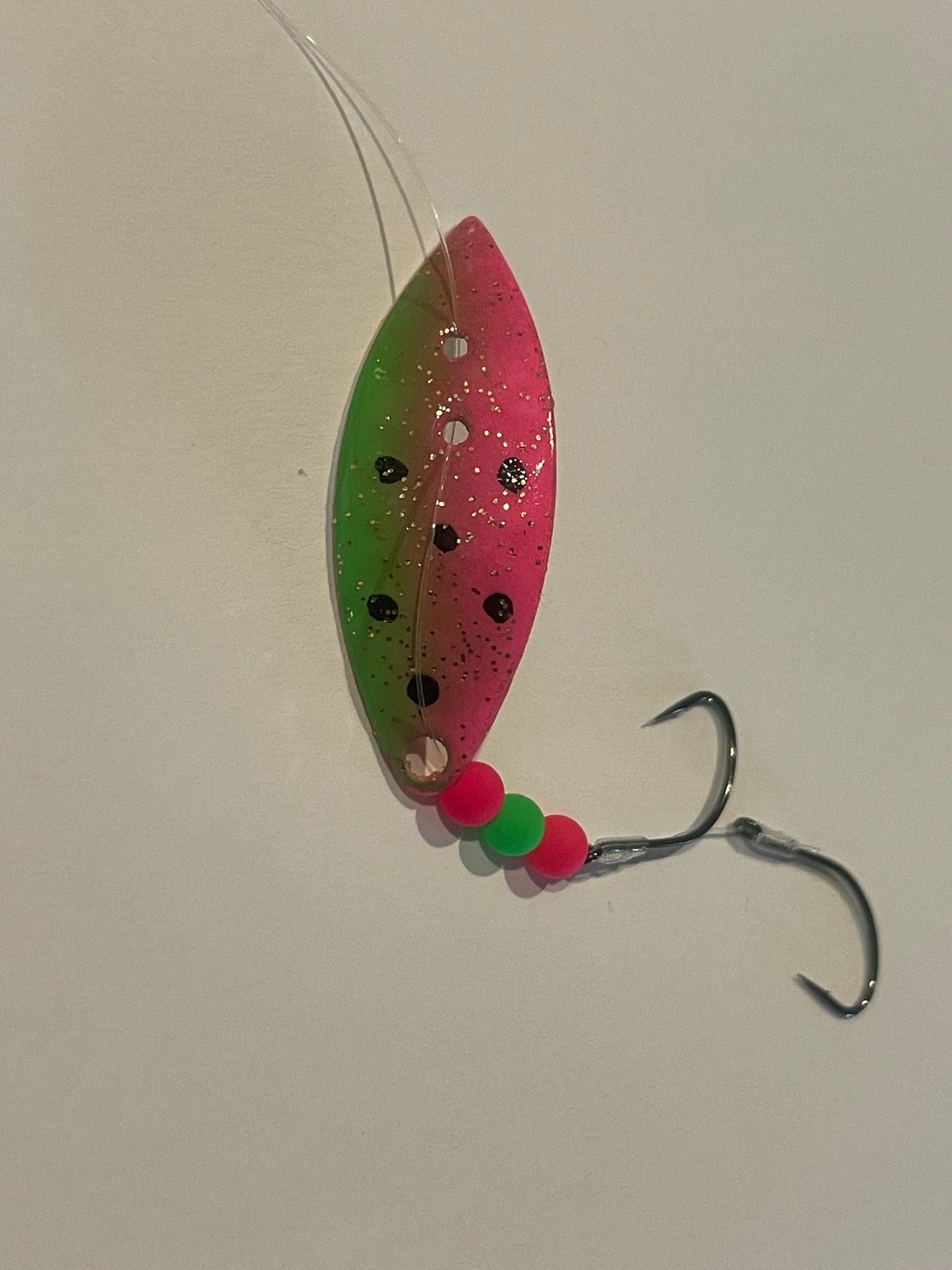 3.5 Pex Lure Pink Green Ladybug Gold