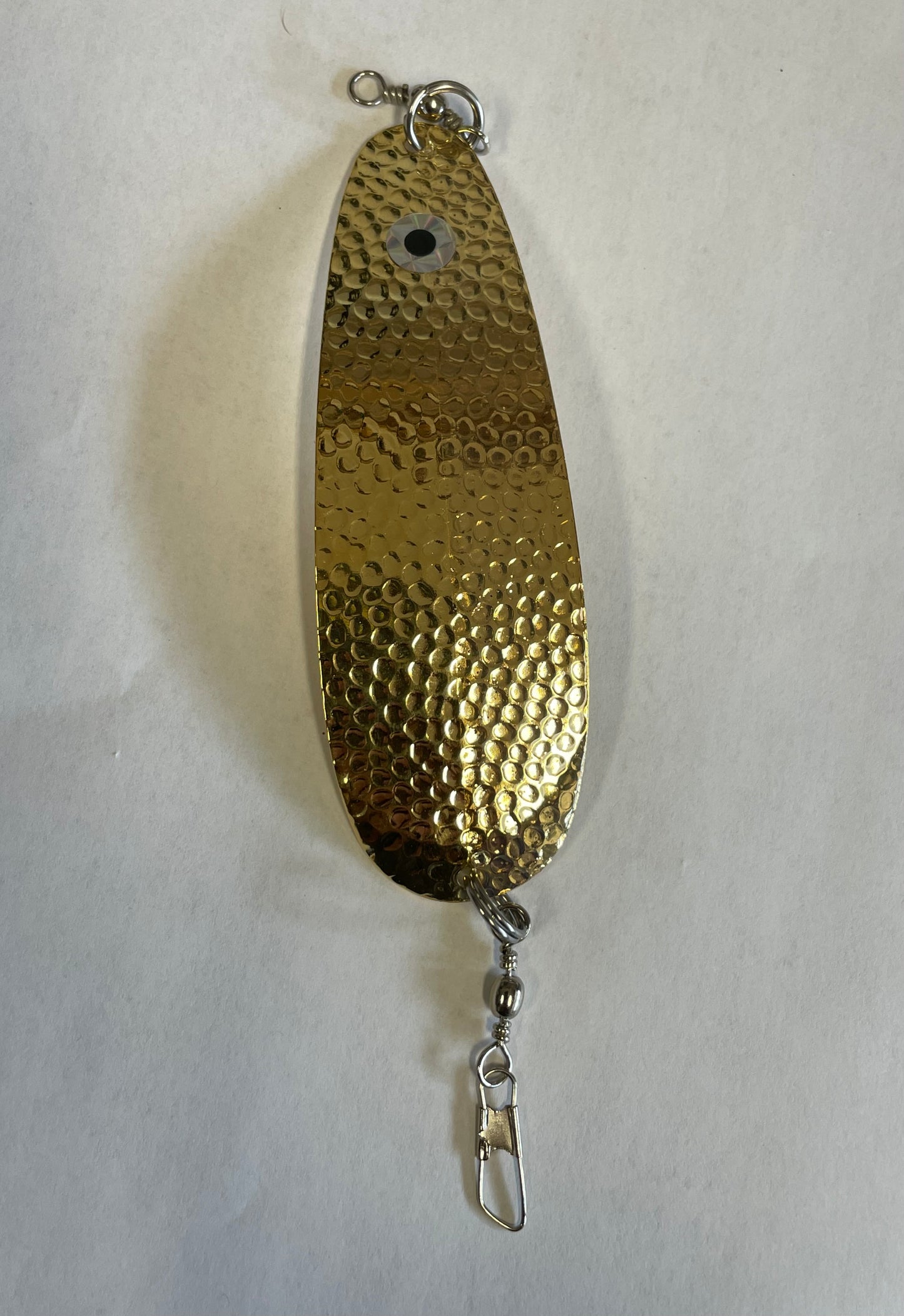 DinoMite Sling Dodger 24k Hammered Gold Half Clear UV