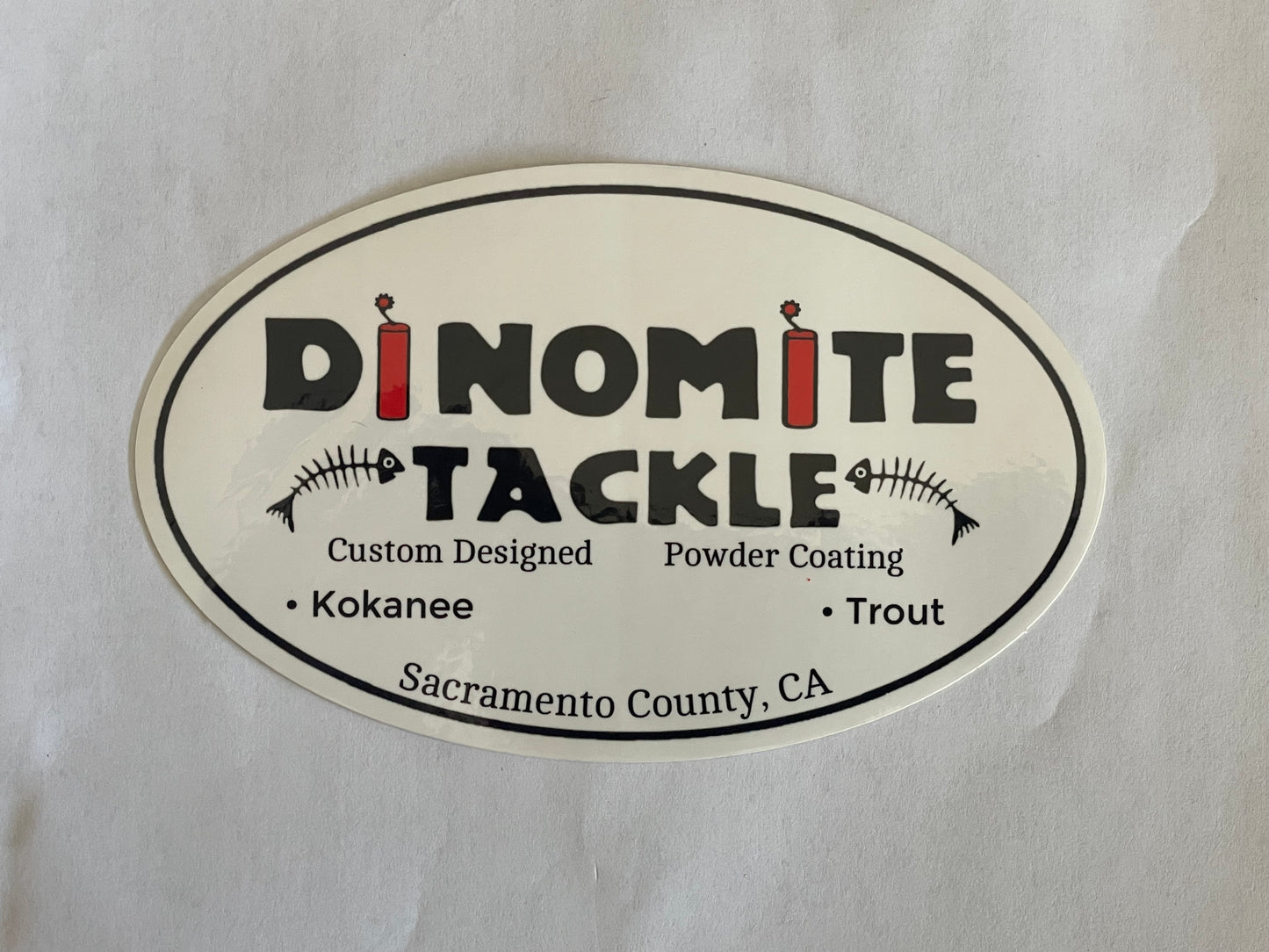 DinoMite Tackle Sticker