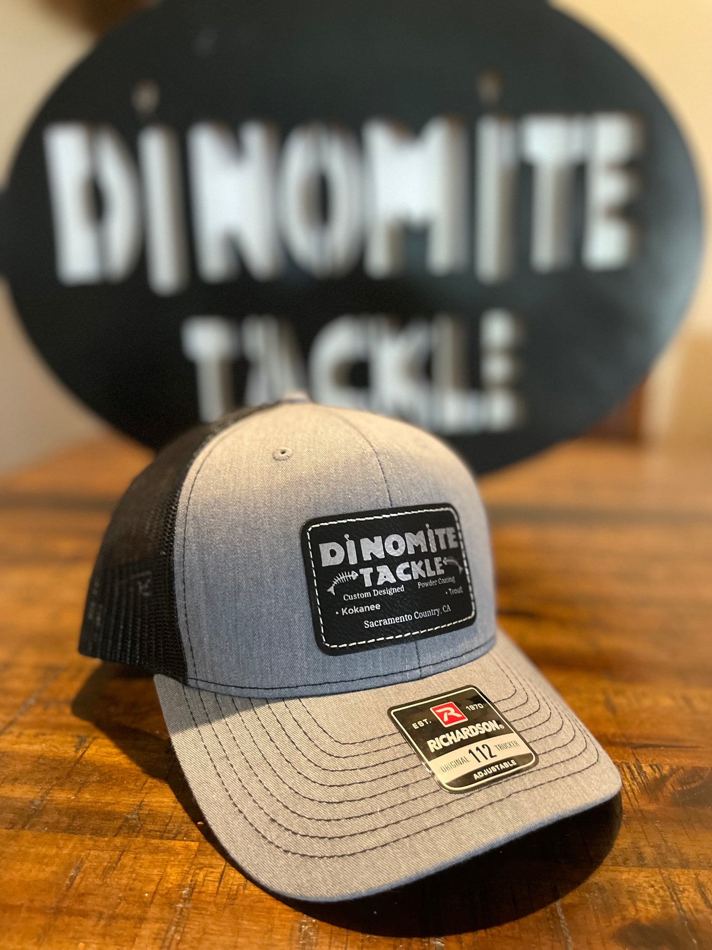 DinoMite Tackle Trucker OSFM SnapBack Hat Heather Grey/Black