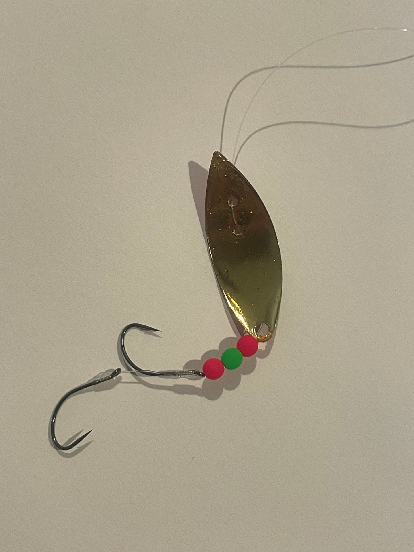 3.5 Pex Lure Pink Green Ladybug Gold