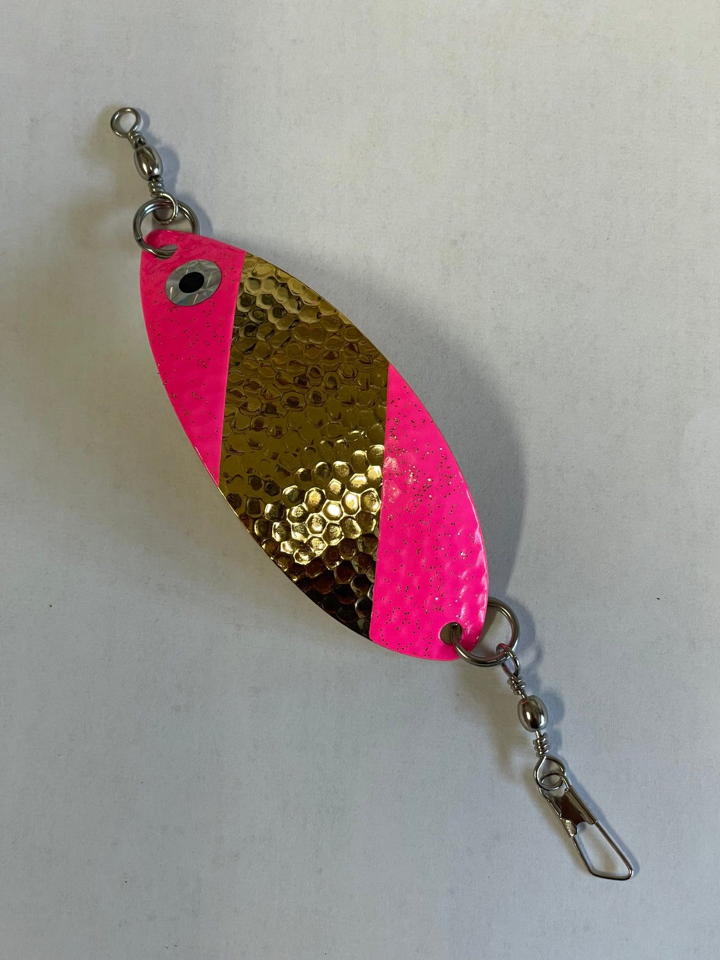 DinoMite Dodger Hammered Gold Pink Tips