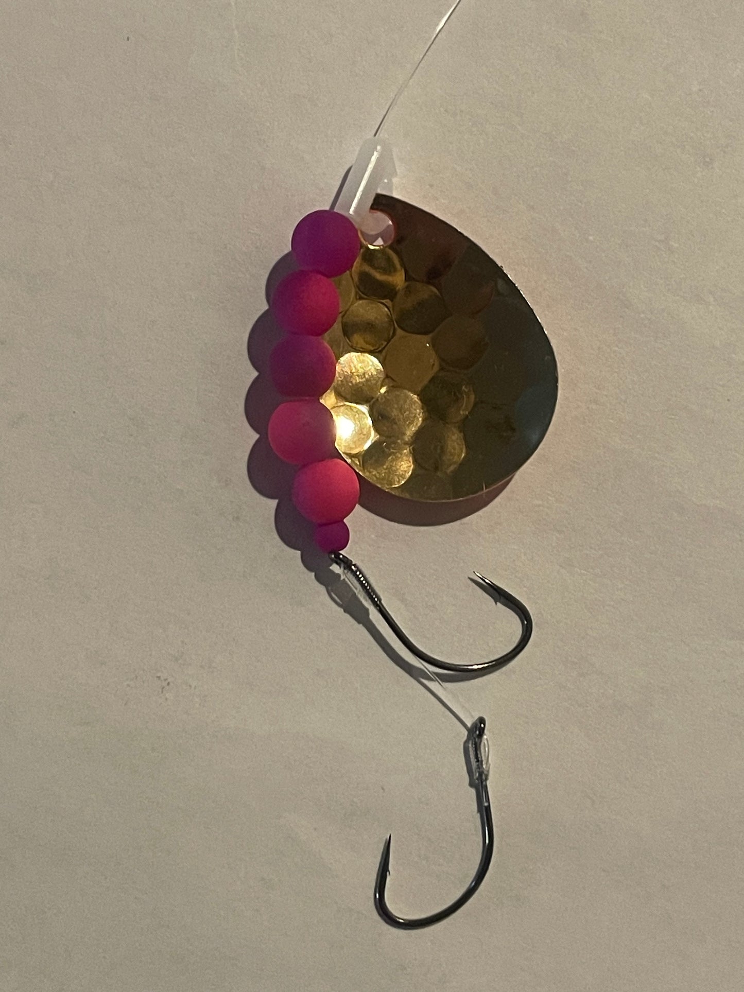 DinoMite 3.5c Spinner Pink Purple Splatter 24k Gold