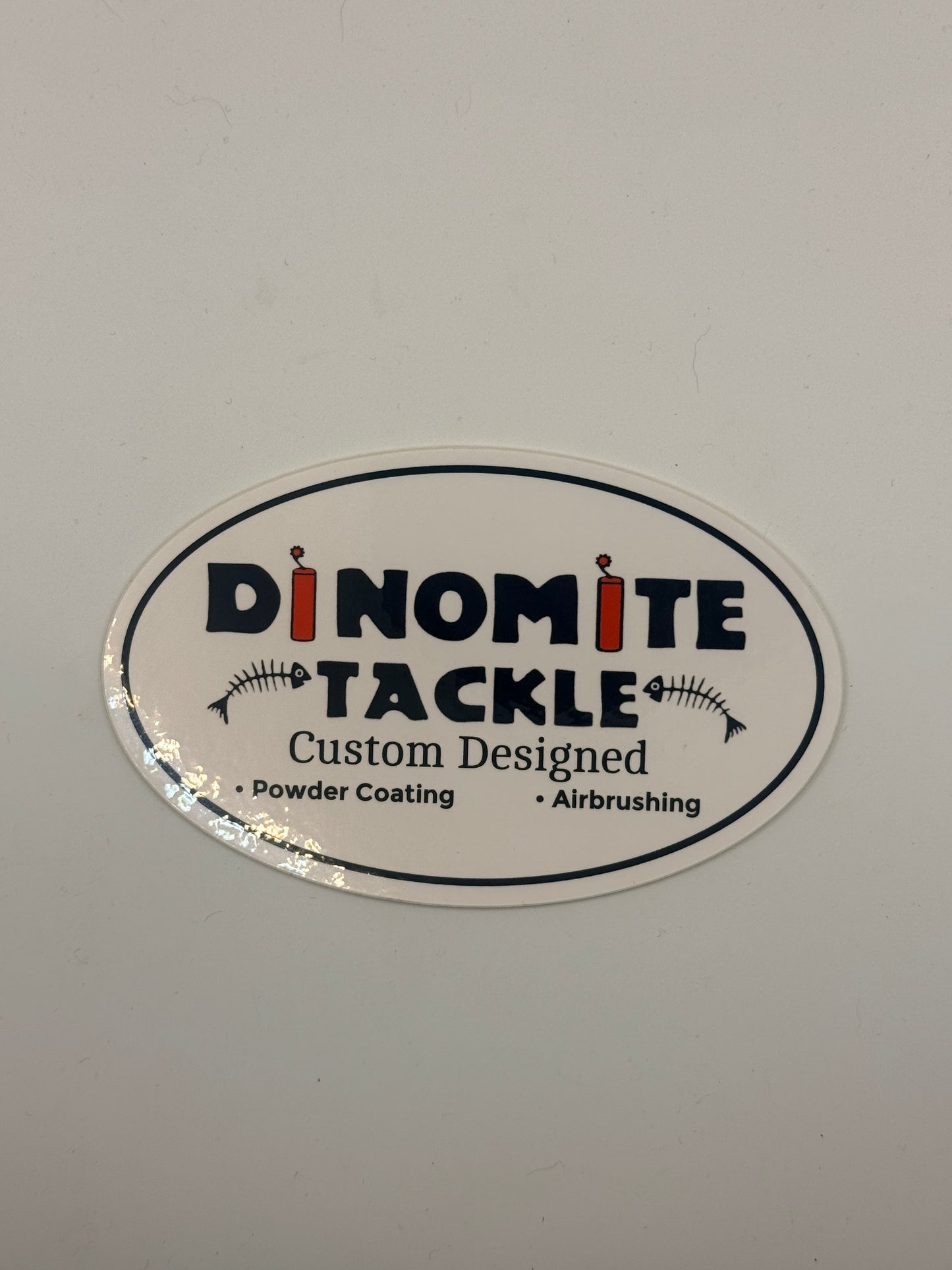 DinoMite Tackle Sticker