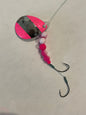 DinoMite 3.5c Spinner Pink Tips Nickel