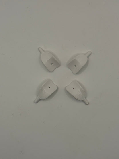 White Micro Wiggler Bills 4 pack