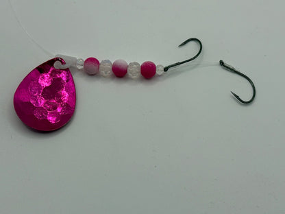 DinoMite 3.5c Spinner Glow “Cancer Awareness Ribbon Moon Jelly”
