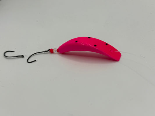 DinoMite Jackrabbit Fluorescent Pink with dots