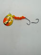 DinoMite 3.5c Spinner Lucky 7 Orange Chartreuse 24k Gold