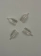 Transparent Micro Wiggler Bill 4 Pack